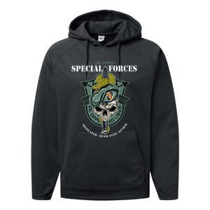 5th Special Forces Group Vietnam Veteran Performance Fleece Hoodie