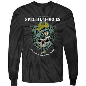 5th Special Forces Group Vietnam Veteran Tie-Dye Long Sleeve Shirt