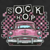 50s Sock Hop Dance Part Retro 1950s Party Doo Wop Rockabilly 7 Panel Mesh Trucker Snapback Hat
