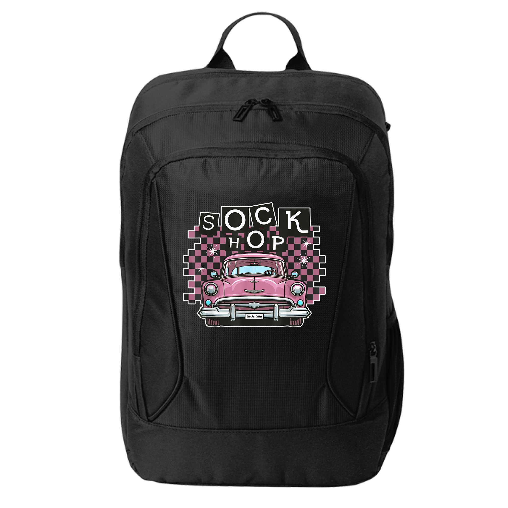 50s Sock Hop Dance Part Retro 1950s Party Doo Wop Rockabilly City Backpack