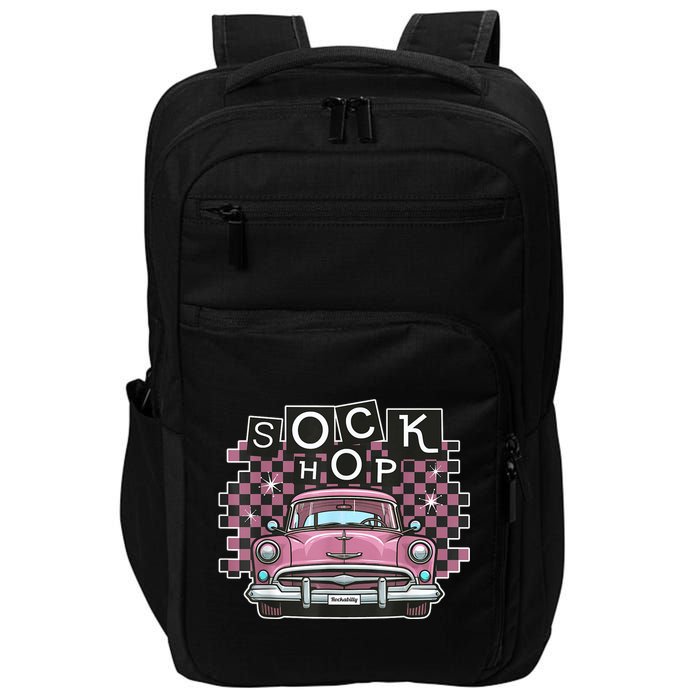 50s Sock Hop Dance Part Retro 1950s Party Doo Wop Rockabilly Impact Tech Backpack