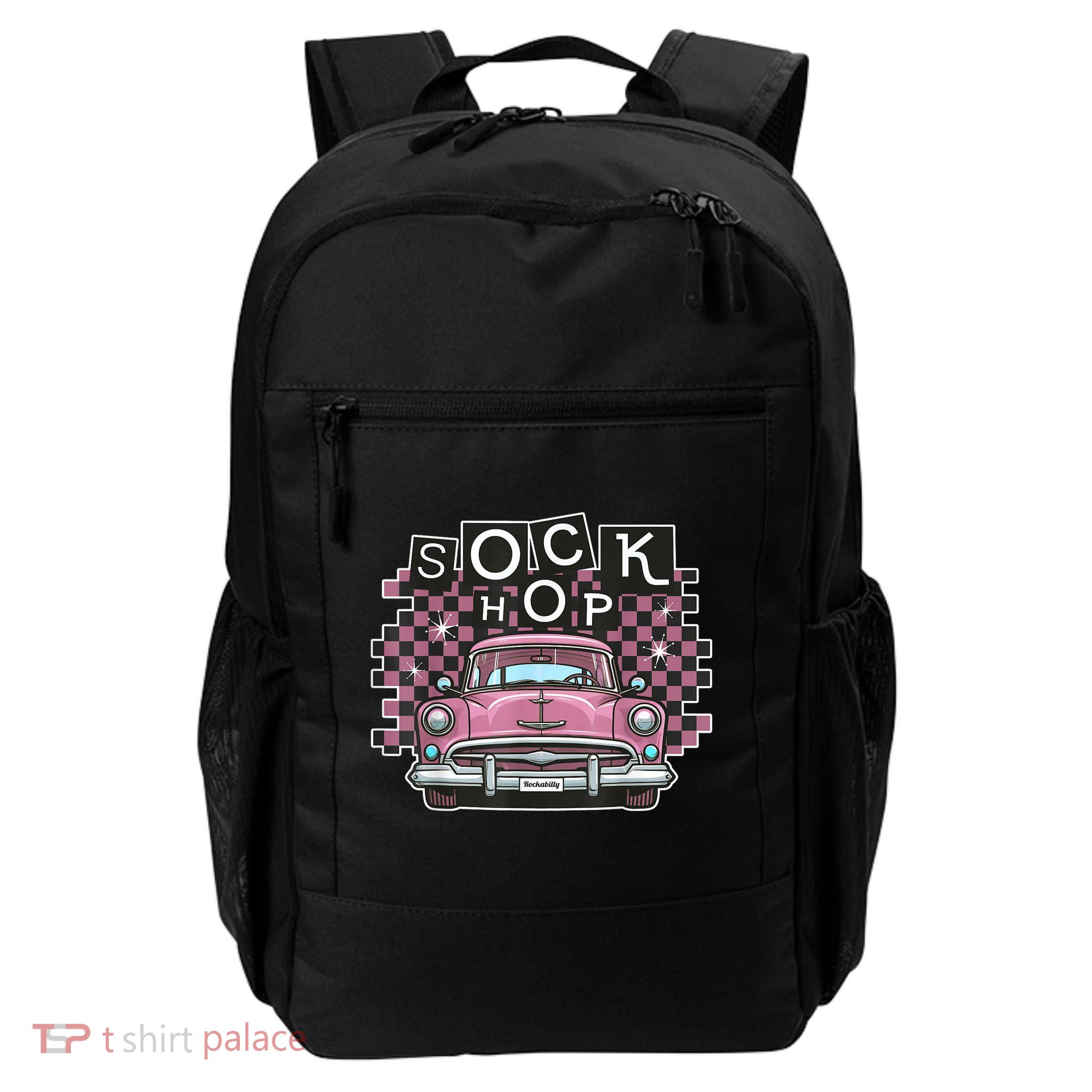 50s Sock Hop Dance Part Retro 1950s Party Doo Wop Rockabilly Backpack