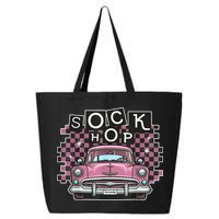 50s Sock Hop Dance Part Retro 1950s Party Doo Wop Rockabilly 25L Jumbo Tote