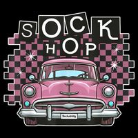 50s Sock Hop Dance Part Retro 1950s Party Doo Wop Rockabilly Zip Tote Bag