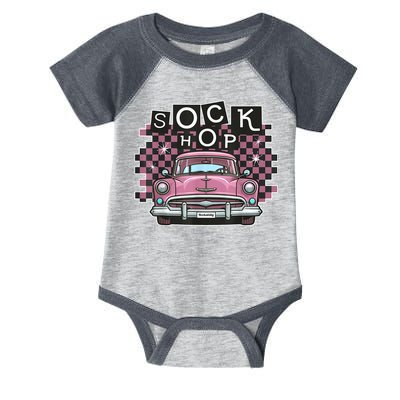 50s Sock Hop Dance Part Retro 1950s Party Doo Wop Rockabilly Infant Baby Jersey Bodysuit