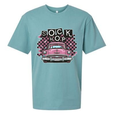 50s Sock Hop Dance Part Retro 1950s Party Doo Wop Rockabilly Sueded Cloud Jersey T-Shirt