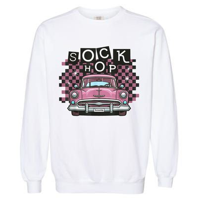 50s Sock Hop Dance Part Retro 1950s Party Doo Wop Rockabilly Garment-Dyed Sweatshirt