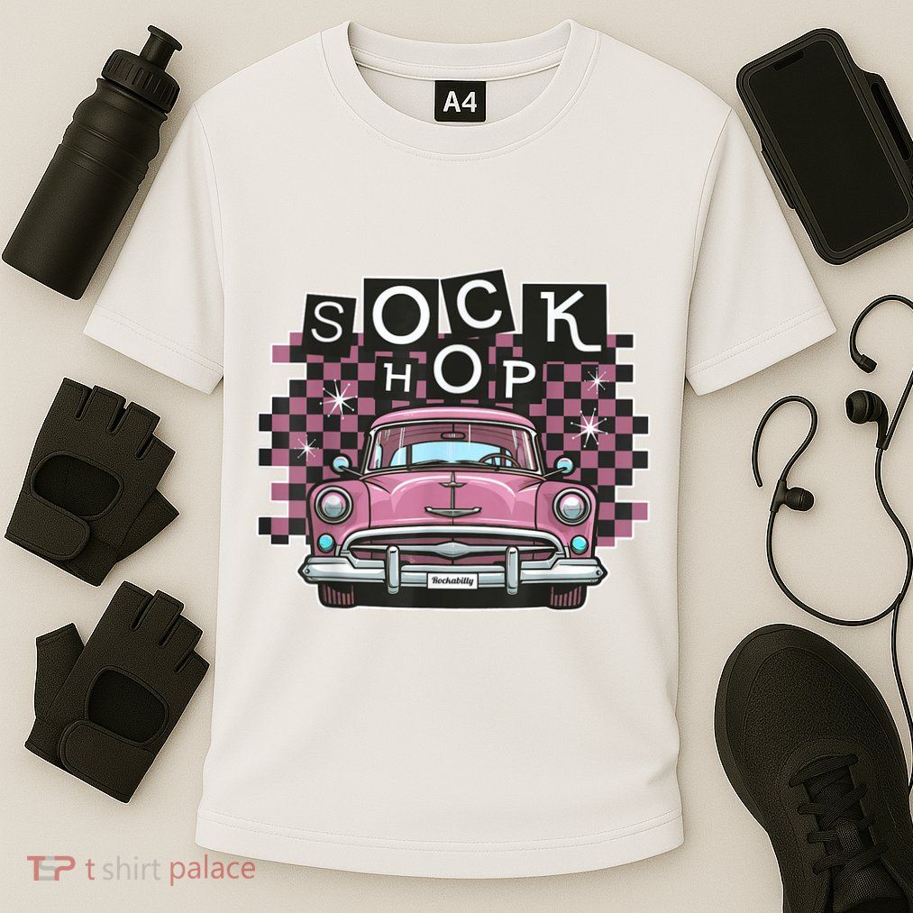 50s Sock Hop Dance Part Retro 1950s Party Doo Wop Rockabilly Performance Shirt