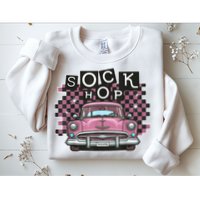 50s Sock Hop Dance Part Retro 1950s Party Doo Wop Rockabilly Sweatshirt