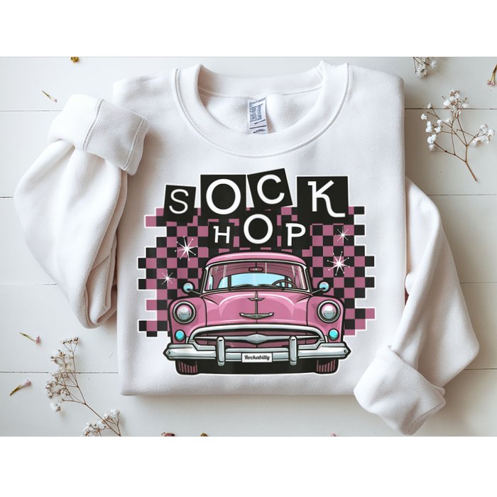 50s Sock Hop Dance Part Retro 1950s Party Doo Wop Rockabilly Sweatshirt