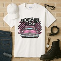50s Sock Hop Dance Part Retro 1950s Party Doo Wop Rockabilly Tall T-Shirt