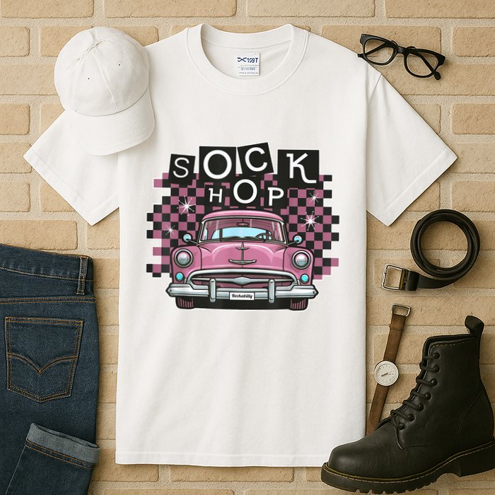 50s Sock Hop Dance Part Retro 1950s Party Doo Wop Rockabilly Tall T-Shirt