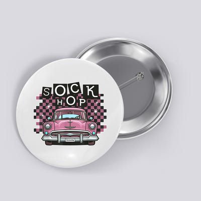 50s Sock Hop Dance Part Retro 1950s Party Doo Wop Rockabilly Button