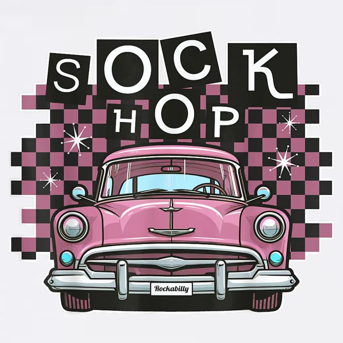 50s Sock Hop Dance Part Retro 1950s Party Doo Wop Rockabilly Button