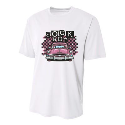 50s Sock Hop Dance Part Retro 1950s Party Doo Wop Rockabilly Youth Performance Sprint T-Shirt