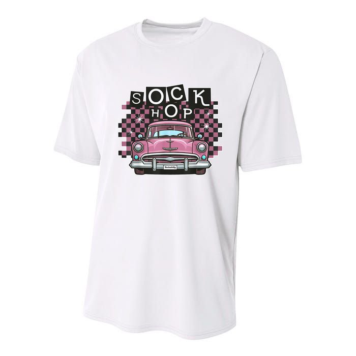 50s Sock Hop Dance Part Retro 1950s Party Doo Wop Rockabilly Youth Performance Sprint T-Shirt