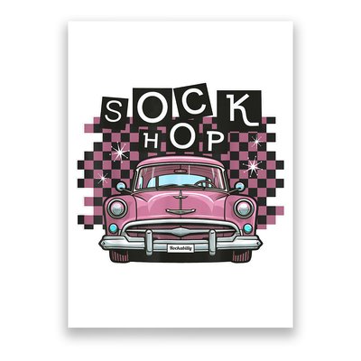 50s Sock Hop Dance Part Retro 1950s Party Doo Wop Rockabilly Poster