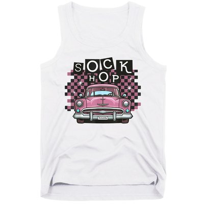 50s Sock Hop Dance Part Retro 1950s Party Doo Wop Rockabilly Tank Top