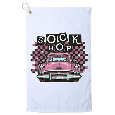 50s Sock Hop Dance Part Retro 1950s Party Doo Wop Rockabilly Golf Towel