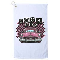 50s Sock Hop Dance Part Retro 1950s Party Doo Wop Rockabilly Golf Towel