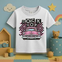 50s Sock Hop Dance Part Retro 1950s Party Doo Wop Rockabilly Toddler T-Shirt