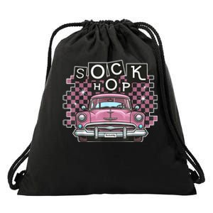 50s Sock Hop Dance Part Retro 1950s Party Doo Wop Rockabilly Drawstring Bag