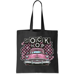 50s Sock Hop Dance Part Retro 1950s Party Doo Wop Rockabilly Tote Bag