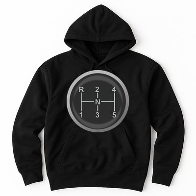 5 Speed Manual Transmission Dogleg Gear Shift Pattern Car Hoodie