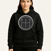 5 Speed Manual Transmission Dogleg Gear Shift Pattern Car Hoodie