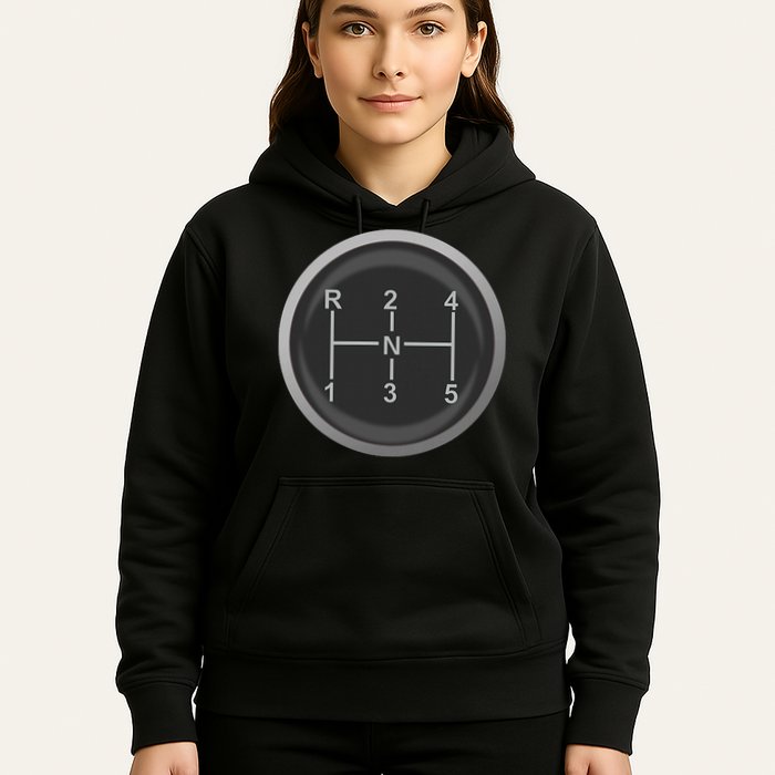 5 Speed Manual Transmission Dogleg Gear Shift Pattern Car Hoodie