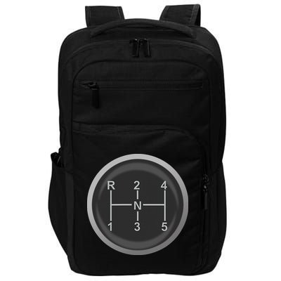 5 Speed Manual Transmission Dogleg Gear Shift Pattern Car Impact Tech Backpack