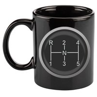 5 Speed Manual Transmission Dogleg Gear Shift Pattern Car 11oz C Handle Ceramic Mug