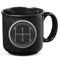 5 Speed Manual Transmission Dogleg Gear Shift Pattern Car 15oz Campfire Ceramic Mug