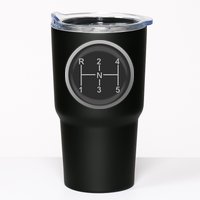 5 Speed Manual Transmission Dogleg Gear Shift Pattern Car Tumbler
