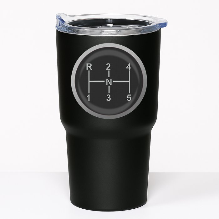 5 Speed Manual Transmission Dogleg Gear Shift Pattern Car Tumbler