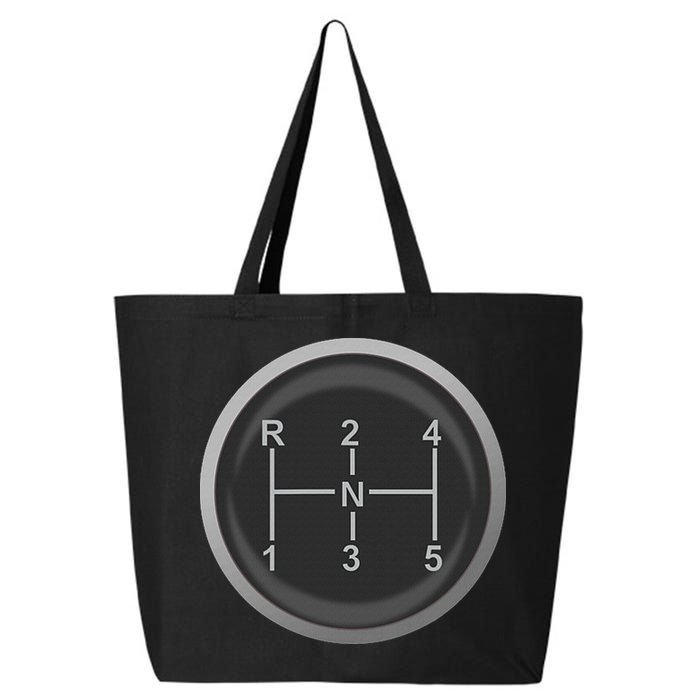 5 Speed Manual Transmission Dogleg Gear Shift Pattern Car 25L Jumbo Tote