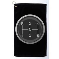 5 Speed Manual Transmission Dogleg Gear Shift Pattern Car Golf Towel