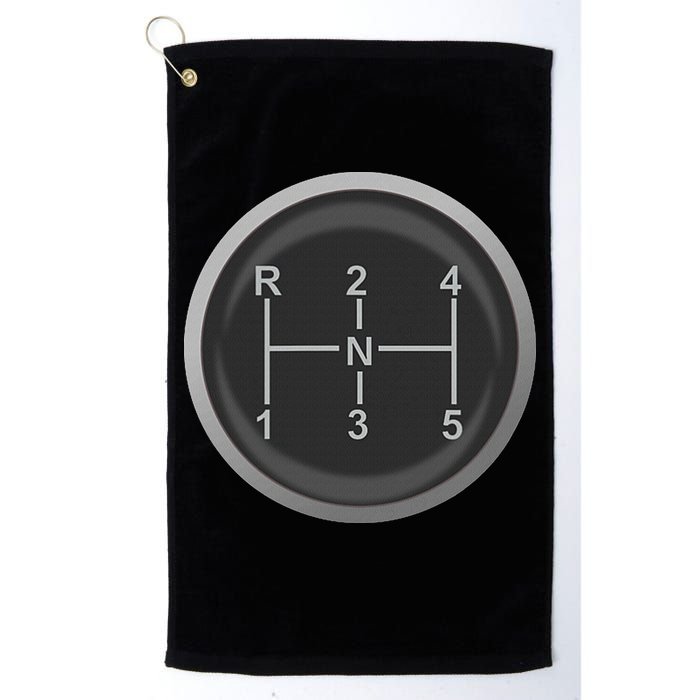 5 Speed Manual Transmission Dogleg Gear Shift Pattern Car Golf Towel