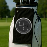 5 Speed Manual Transmission Dogleg Gear Shift Pattern Car Golf Towel
