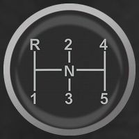 5 Speed Manual Transmission Dogleg Gear Shift Pattern Car Golf Towel