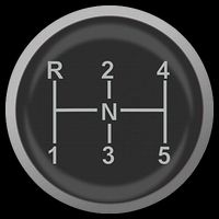 5 Speed Manual Transmission Dogleg Gear Shift Pattern Car Visor