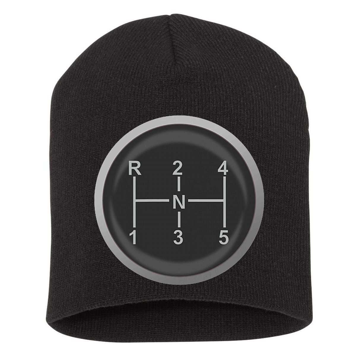 5 Speed Manual Transmission Dogleg Gear Shift Pattern Car Short Acrylic Beanie