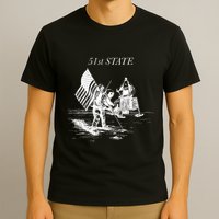 51st State Moon Landing Exploring Space With Humor T-Shirt