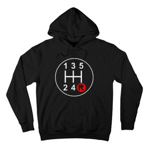 5 Speed Manual Transmission Stick Shift Car Enthusiast Hoodie