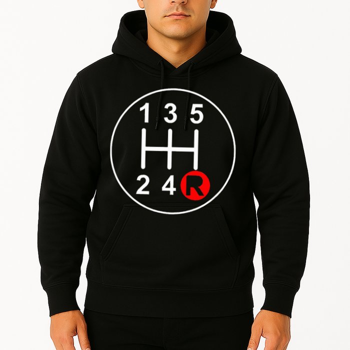5 Speed Manual Transmission Stick Shift Car Enthusiast Hoodie