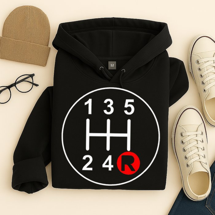 5 Speed Manual Transmission Stick Shift Car Enthusiast Hoodie