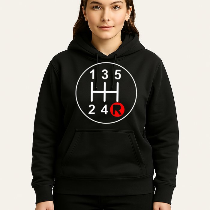 5 Speed Manual Transmission Stick Shift Car Enthusiast Hoodie