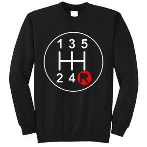 5 Speed Manual Transmission Stick Shift Car Enthusiast Sweatshirt