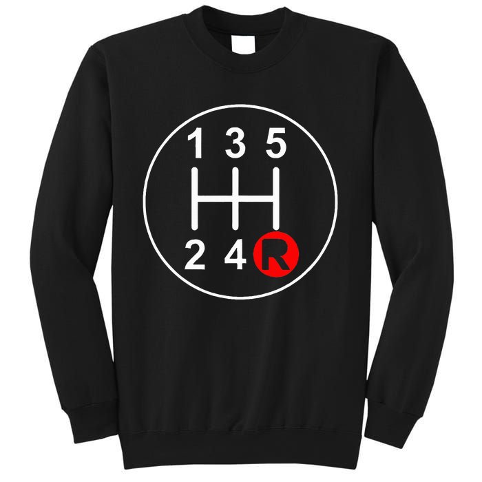 5 Speed Manual Transmission Stick Shift Car Enthusiast Sweatshirt