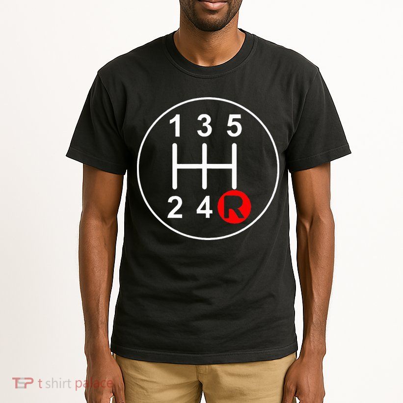 5 Speed Manual Transmission Stick Shift Car Enthusiast Tall T-Shirt